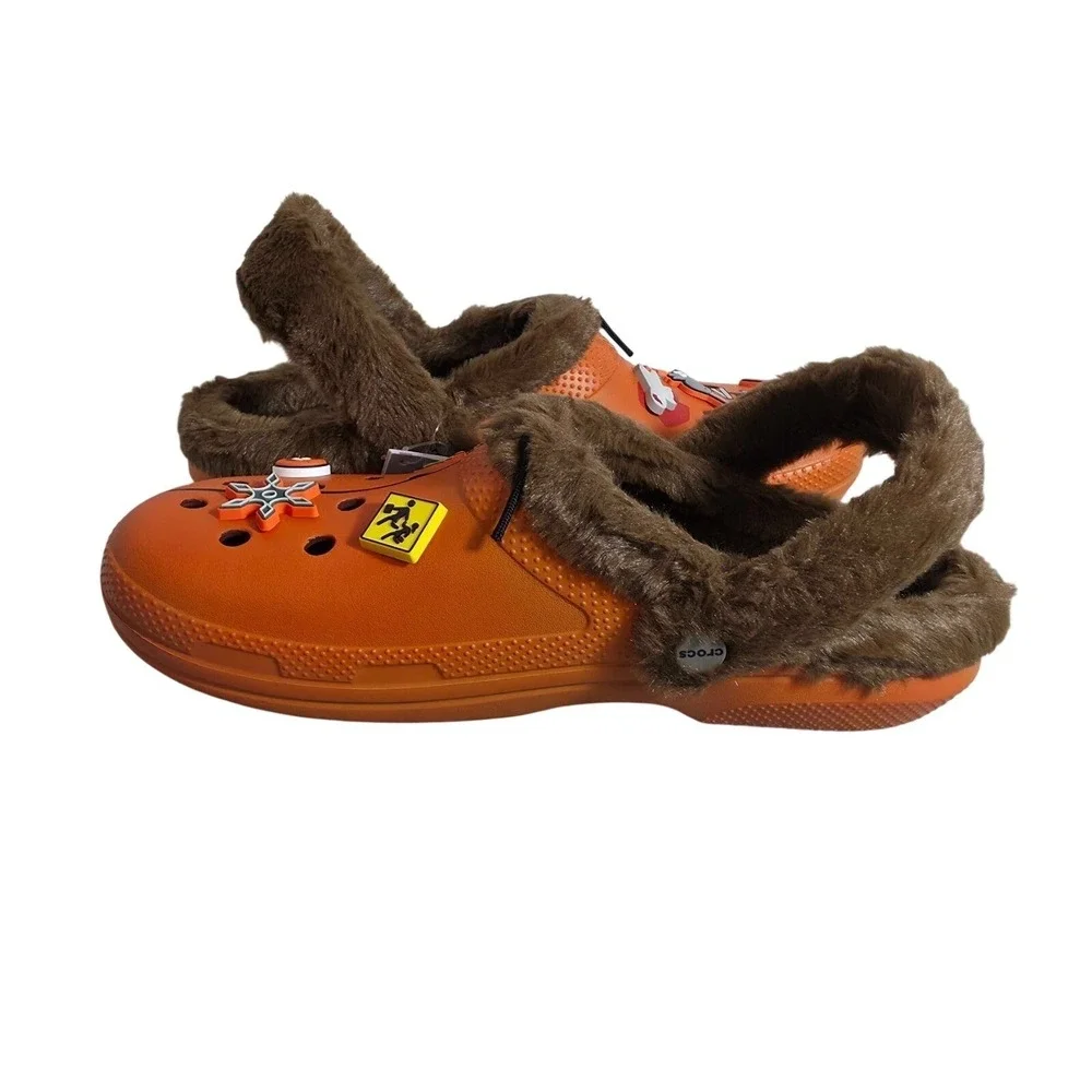 Crocs South Park Kenny Classic Lined Clogs‎ Men's Size 12 Orange 211499-90H NWT
